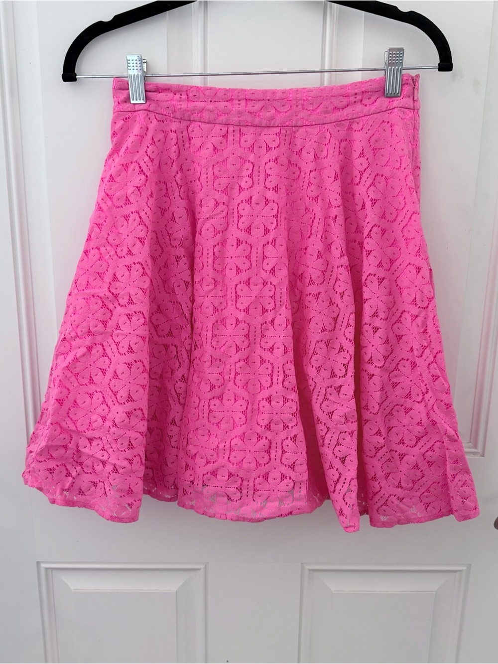 Lilly Pulitzer Meadow Skirt 2 | Fiesta Pink Daisy Lace